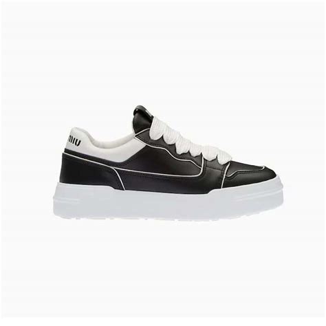 miu miu sneakers women black